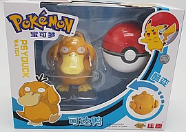 פוקימון פסידאק עם פוכדור PSYDUCK פוקימון פסידאק עם פוכדור PSYDUCK