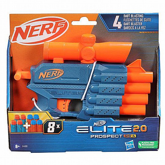 ���� ����� ��� Elite 2.0 Prospect Qs-4 �� 8 ����� Hasbro Nerf