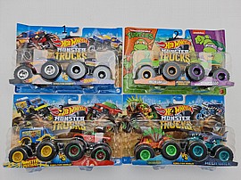 הוט ווילס מונסטר טראק זוג מכוניות הוט ווילס מונסטר טראק זוג מכוניות