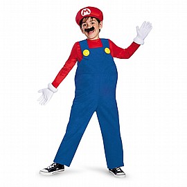 תחפושת מריו דלוקס - מריו MARIO ילדים - מקורי תחפושת מריו דלוקס - מריו MARIO ילדים - מקורי