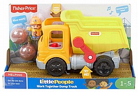 משאית עפר+דמות LITTLE PEOPLE משאית עפר+דמות LITTLE PEOPLE