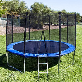 טרמפולינה לחצר קוטר 3.6 מטר 12 FEET כולל סולם ורשת היקפית טרמפולינה לחצר קוטר 3.6 מטר 12 FEET כולל סולם ורשת היקפית