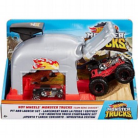 הוט ווילס מארז שיגור מרעיש עצמות MONSTER TRUCKS הוט ווילס מארז שיגור מרעיש עצמות MONSTER TRUCKS