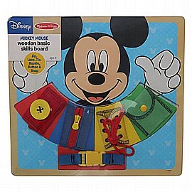 לוח מיומנויות עץ מיקי מאוס - Melissa and Doug לוח מיומנויות עץ מיקי מאוס - Melissa and Doug