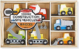 מארז רכבי עבודה מעץ Melissa and Doug מארז רכבי עבודה מעץ Melissa and Doug