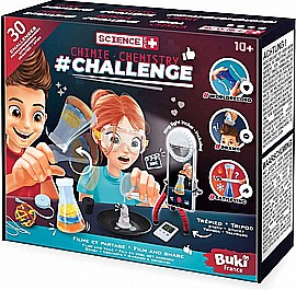 מעבדת כימיה אתגר 30 ניסויים מבית Buki France מעבדת כימיה אתגר 30 ניסויים מבית Buki France