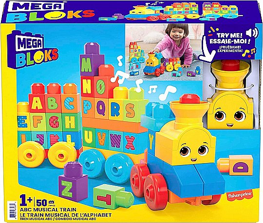 ���� ������ ���� ����� ������� MEGA BLOKS First Builders, ���� �������� ABC �� 50 �����, ������ �������, ������ ��� �����