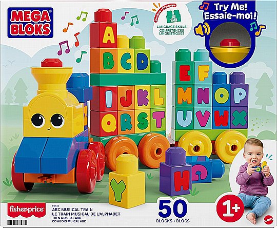 ���� ������ ���� ����� ������� MEGA BLOKS First Builders, ���� �������� ABC �� 50 �����, ������ �������, ������ ��� �����