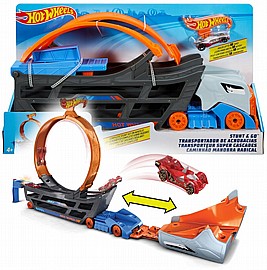 הוט ווילס HOT WHEELS רכב+מקפצת מסלול הוט ווילס HOT WHEELS רכב+מקפצת מסלול