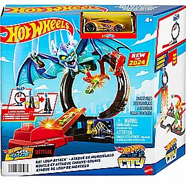 הוט ווילס - HOT WHEELS - עיר מסלול עטלף תוקף + מכונית הוט ווילס - HOT WHEELS - עיר מסלול עטלף תוקף + מכונית