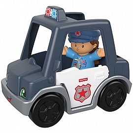 מכונית משטרה+דמות LITTLE PEOPLE מכונית משטרה+דמות LITTLE PEOPLE