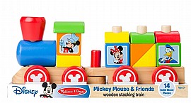 מליסה ודאג רכבת קוביות מעץ מיקי והחברים מליסה ודאג רכבת קוביות מעץ מיקי והחברים