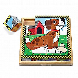 פאזל קוביות חיות מחמד Melissa and Doug מליסה ודאג פאזל קוביות חיות מחמד Melissa and Doug מליסה ודאג