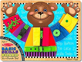 לוח דובי לכישורים מוטורים בסיסיים Melissa and Doug מליסה ודאג לוח דובי לכישורים מוטורים בסיסיים Melissa and Doug מליסה ודאג