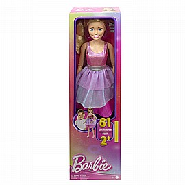 ברבי בובת ענק (61 ס"מ) שמלה ורודה ברבי בובת ענק (61 ס"מ) שמלה ורודה