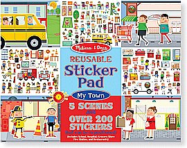 חוברת מדבקות לשימוש רב-פעמי של Melissa & Doug - העיר שלי חוברת מדבקות לשימוש רב-פעמי של Melissa & Doug - העיר שלי