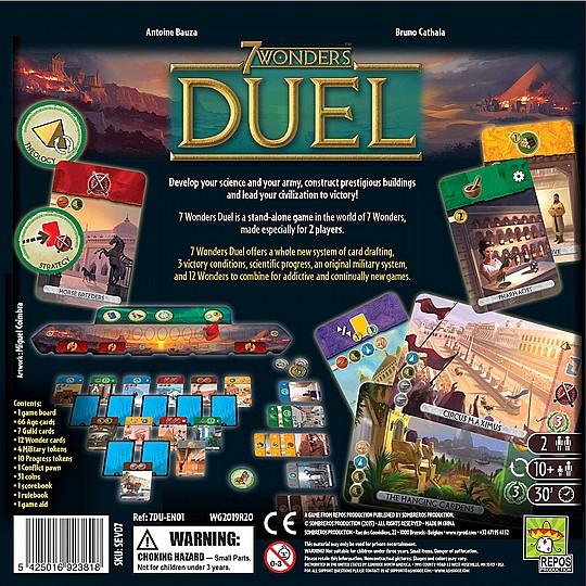 SEVEN WONDERS - DUEL - ENGLISH VERSION