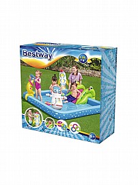 בריכת פעילות מתנפחת יער חיות - השועל BESTWAY בריכת פעילות מתנפחת יער חיות - השועל BESTWAY