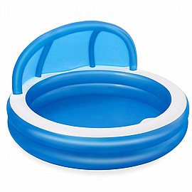בסט וואי bestway בריכה מתנפחת עגולה עם צלון 241X241X140 ס"מ בסט וואי bestway בריכה מתנפחת עגולה עם צלון 241X241X140 ס"מ