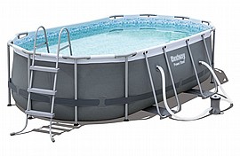 BESTWAY בריכה אולטרה אובלית 427X250X100 ומשאבת פילטר 530 כולל סולם (במלאי מחודש מאי) BESTWAY בריכה אולטרה אובלית 427X250X100 ומשאבת פילטר 530 כולל סולם (במלאי מחודש מאי)
