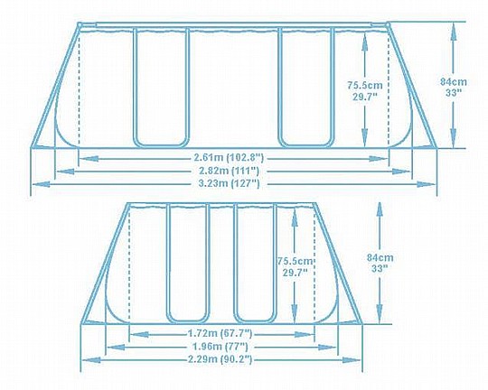 BESTWAY ����� ������ 282X196X84 