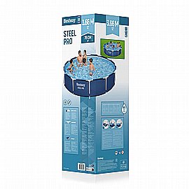 BESTWAY בריכה עמודים קוטר 3.66 מטר גובה 76 ס"מ BESTWAY בריכה עמודים קוטר 3.66 מטר גובה 76 ס"מ
