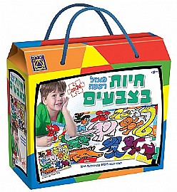 פאזל חיות בצבעים פאזל חיות בצבעים