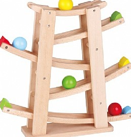 מסלול כדורים עץ מסלול כדורים עץ
