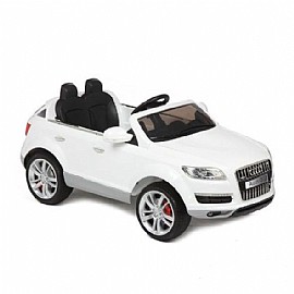 מכונית ממונעת + שלט 12V דגם אאודי Q7 מכונית ממונעת + שלט 12V דגם אאודי Q7