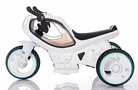 אופנוע חלל ממונע 6V לבן אופנוע חלל ממונע 6V לבן