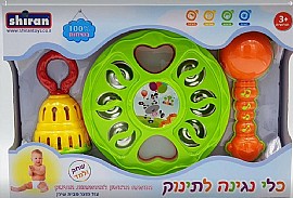 תוף עם 2 רעשנים תוף עם 2 רעשנים