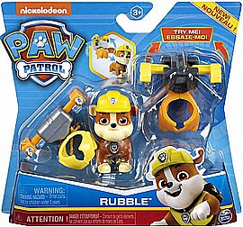 דמות ראבל עם 2 מדי קליפס מפרץ ההרפתקאות Action Pack Rubble דמות ראבל עם 2 מדי קליפס מפרץ ההרפתקאות Action Pack Rubble