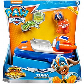 זומא+רכב בסיסי MIGHTY PUPS מפרץ ההרפתקאות מדליק אורות ומשמיע קולות זומא+רכב בסיסי MIGHTY PUPS מפרץ ההרפתקאות מדליק אורות ומשמיע קולות