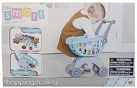 עגלת סופר תכלת עם אביזרים עגלת סופר תכלת עם אביזרים