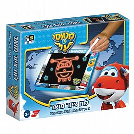 לוח מואר מטוסי על לוח מואר מטוסי על