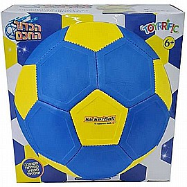 כדורגל חכם צהוב כחול - לסובב כמו אלופים KICKER BALL כדורגל חכם צהוב כחול - לסובב כמו אלופים KICKER BALL