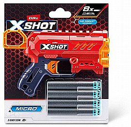 רובה חצים + 8 חיצים - X-Shot - Excel Micro 2.0 Blaster רובה חצים + 8 חיצים - X-Shot - Excel Micro 2.0 Blaster