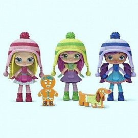 קוסמות קטנות-סט 3 דמויות חורף קוסמות קטנות-סט 3 דמויות חורף