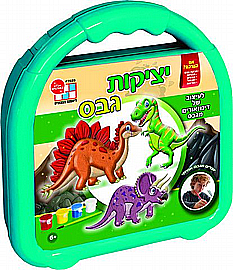 יציקות גבס - דינוזאורים יציקות גבס - דינוזאורים