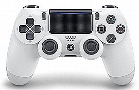 בקר אלחוטי לבן PS4 Controller DualShock בקר אלחוטי לבן PS4 Controller DualShock