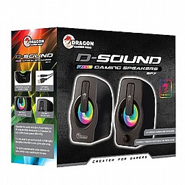 רמקולים DRAGON GRB SPEAKERS P7 BLACK רמקולים DRAGON GRB SPEAKERS P7 BLACK