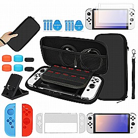 תיק NINTENDO POUCH 12IN1 FOR V1/V2/OLED תיק NINTENDO POUCH 12IN1 FOR V1/V2/OLED
