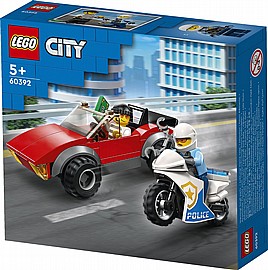לגו סיטי -מרדף אופנוע משטרתי 60392 לגו סיטי -מרדף אופנוע משטרתי 60392