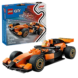 לגו סיטי נהג F1 עם מכונית מירוץ מקלארן 60442 לגו סיטי נהג F1 עם מכונית מירוץ מקלארן 60442