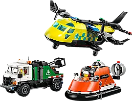 לגו סיטי - רמיקס של מטוס, משאית שירות ורחפת לגו סיטי - רמיקס של מטוס, משאית שירות ורחפת