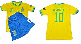 חליפה קצרה ברזיל ניימר ג'וניור NEYMAR JR מספר 10 חליפה קצרה ברזיל ניימר ג'וניור NEYMAR JR מספר 10