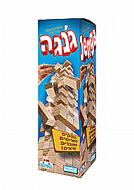 ג'נגה עץ מקורי 54 קורות JENGA ג'נגה עץ מקורי 54 קורות JENGA