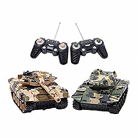 זוג טנקים על שלט אור קולי TWIN BATTLE TANK זוג טנקים על שלט אור קולי TWIN BATTLE TANK