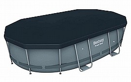 בסט וואי bestway כיסוי עליון PVC לבריכה אובלית 488X305 ס"מ בסט וואי bestway כיסוי עליון PVC לבריכה אובלית 488X305 ס"מ