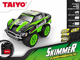 HH מכונית שלט אמפיבית SKIMMER BLACK/GREEN 2.4G HH מכונית שלט אמפיבית SKIMMER BLACK/GREEN 2.4G